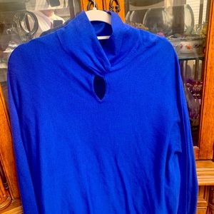 New never worn no tags Soft nightweight turtleneck with peep hole dolman sleeve